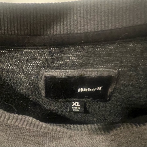 Hurley Men's Charcoal Sweater - Picture 3 of 8